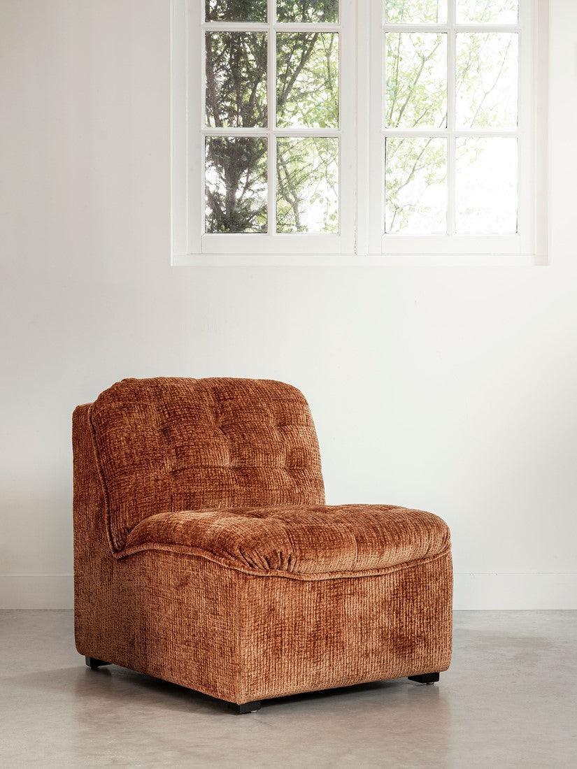 Must Living Fauteuil Liberty Glamour Cinnamon - Fauteuil - MUST Living - livinglovely.nl