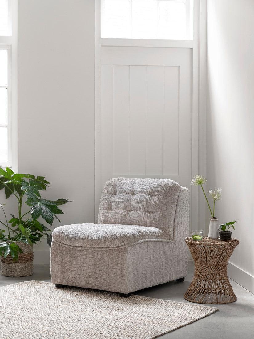 Must Living Fauteuil Liberty Glamour Naturel - Fauteuil - MUST Living - livinglovely.nl