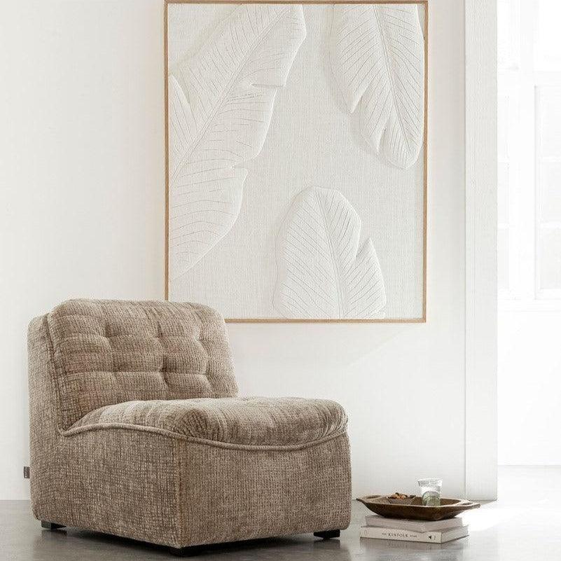 Must Living Fauteuil Liberty Glamour Sand - Fauteuil - MUST Living - livinglovely.nl