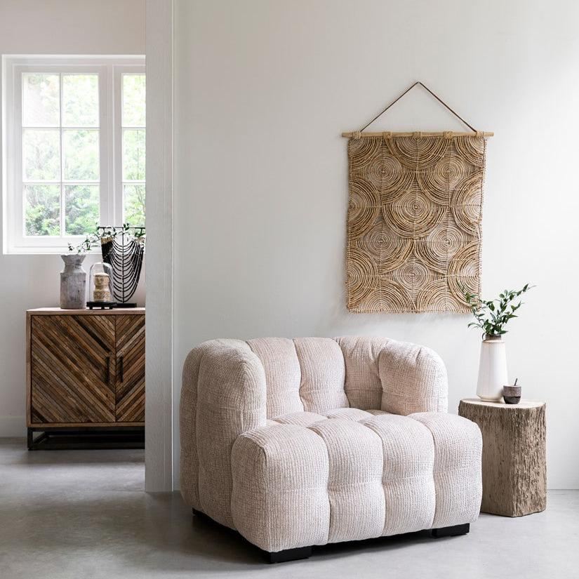 Must Living Fauteuil Mars Naturel - Fauteuil - MUST Living - livinglovely.nl