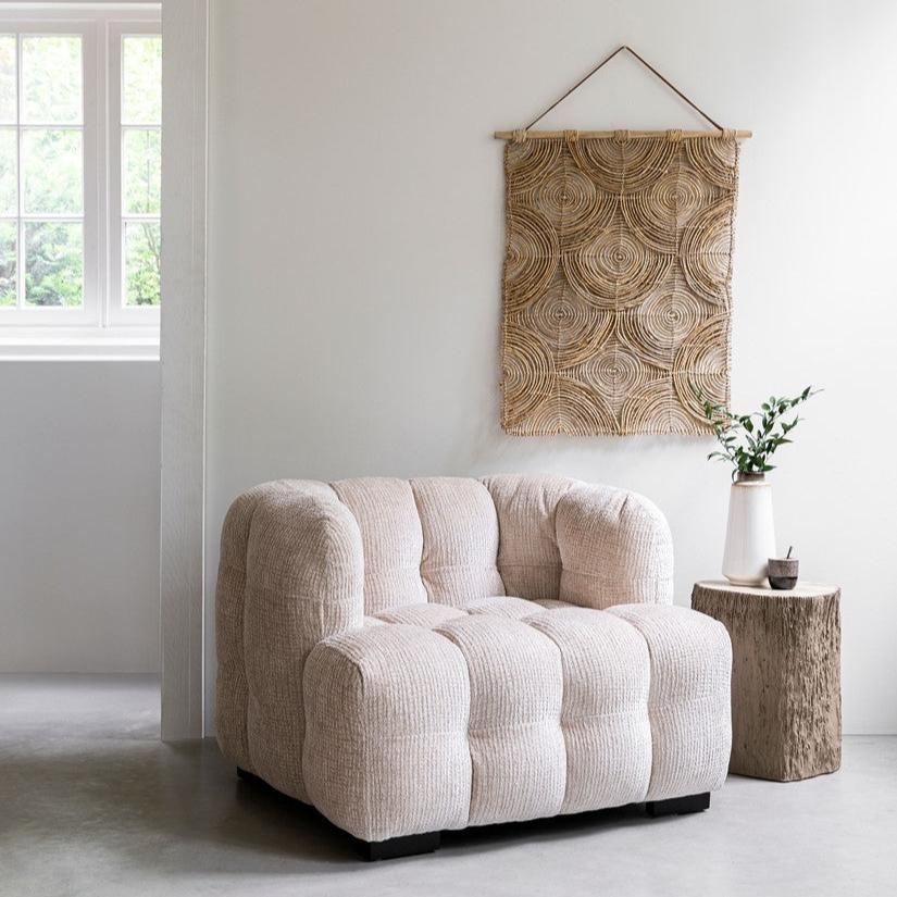 Must Living Fauteuil Mars Naturel - Fauteuil - MUST Living - livinglovely.nl