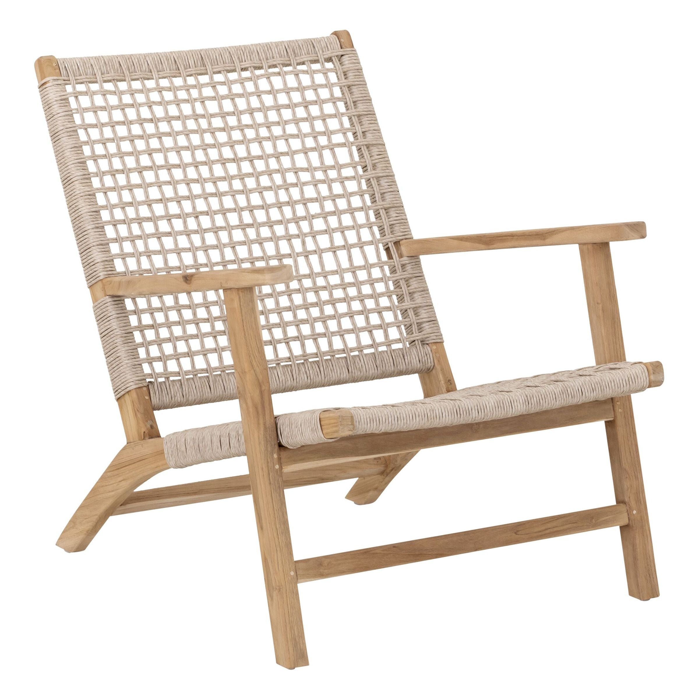 William fauteuil van MUST Living van opzij, met zicht op de hoge rugleuning