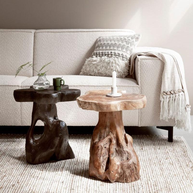 Must Living Krukje Mushroom Naturel - Bijzettafel - MUST Living - livinglovely.nl