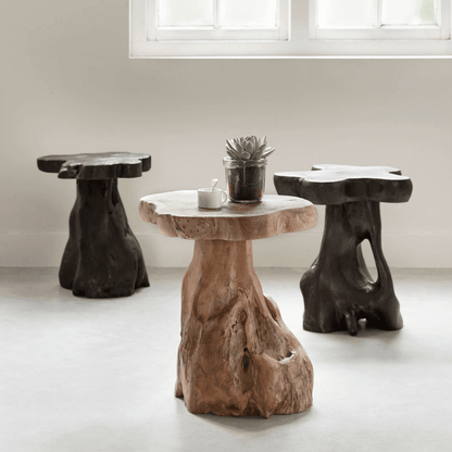 Must Living Krukje Mushroom Naturel - Bijzettafel - MUST Living - livinglovely.nl