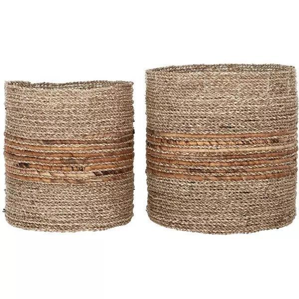 MUST Living Manden Carvoeiro set van 2 Large - Mand - MUST Living - livinglovely.nl