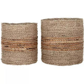 MUST Living Manden Carvoeiro set van 2 Large - Mand - MUST Living - livinglovely.nl