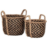 Must Living Manden Rond XL Set van 2 - Mand - MUST Living - livinglovely.nl