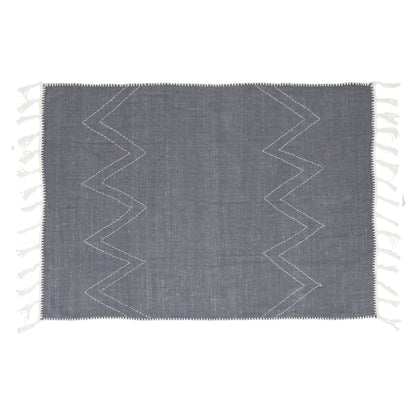 MUST Living Plaid Jeans 130x200cm - Poef - MUST Living - livinglovely.nl