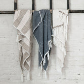 MUST Living Plaid Jeans 130x200cm - Poef - MUST Living - livinglovely.nl