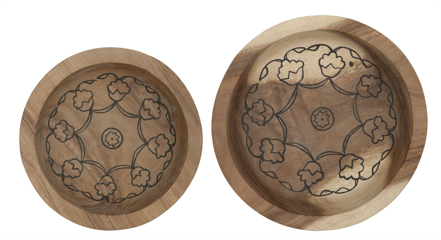 MUST Living Schalen Mandala Set van 2 - Schaal - MUST Living - livinglovely.nl