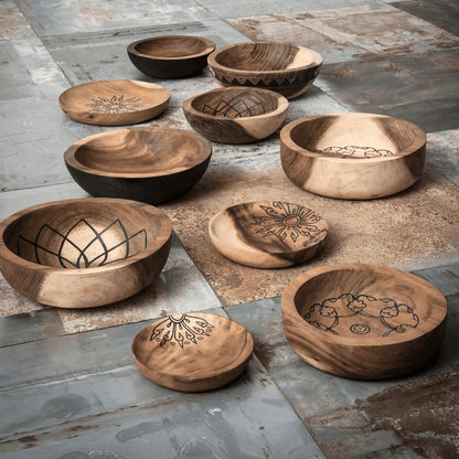 MUST Living Schalen Manela Lotus set van 2 - Schaal - MUST Living - livinglovely.nl