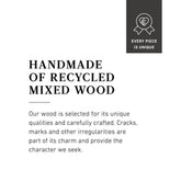 Must Living Spiegel Lola Hout Zwart Langwerpig - Spiegel - MUST Living - livinglovely.nl