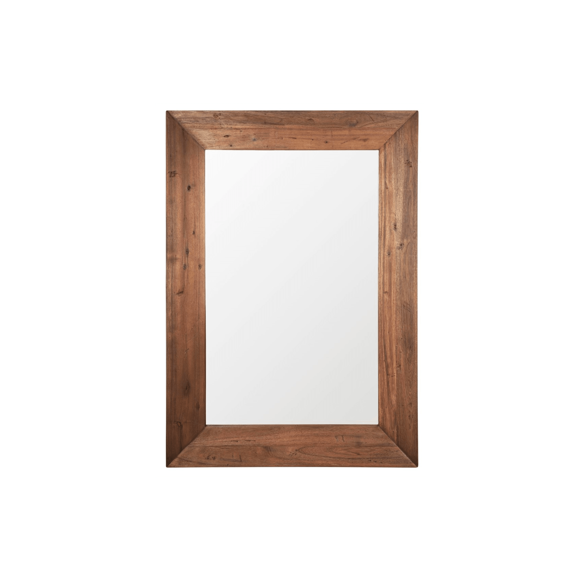 Must Living Spiegel Parade Hout Naturel Langwerpig 140x100cm - Spiegel - MUST Living - livinglovely.nl