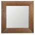 Must Living Spiegel Parade Hout Naturel Vierkant 100x100cm - Spiegel - MUST Living - livinglovely.nl