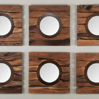 MUST Living Spiegel Smile 50x50cm - Spiegel - MUST Living - livinglovely.nl