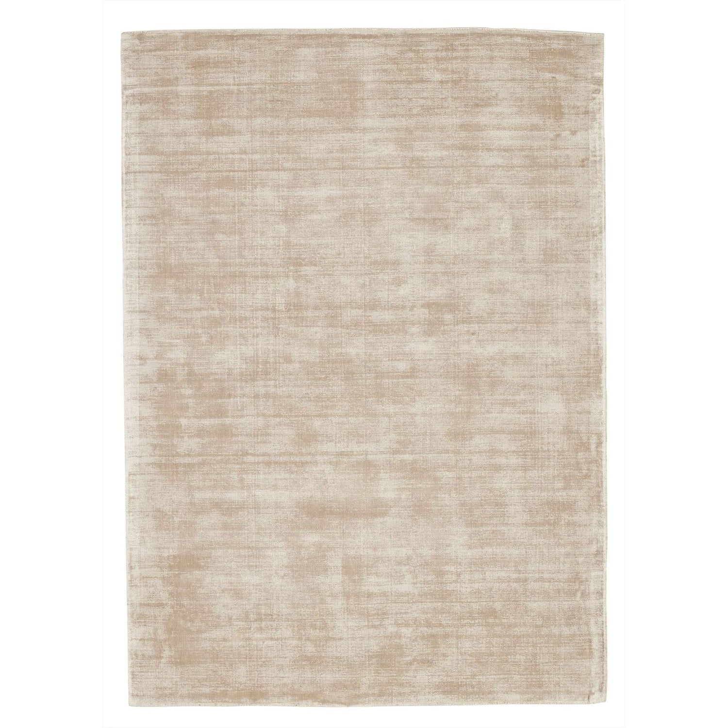 Vloerkleed La Belle van MUST Living, rechthoekig kleed van viscose in beige met zachte glans