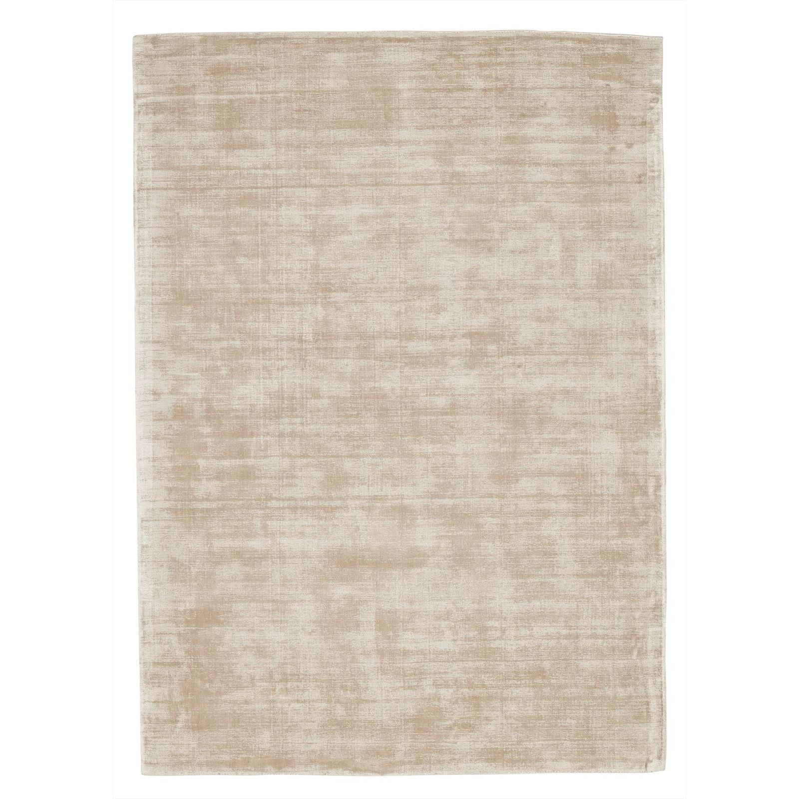 Vloerkleed La Belle van MUST Living, rechthoekig kleed van viscose in beige met zachte glans
