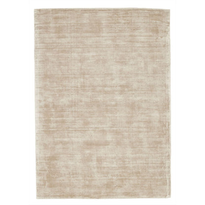 Vloerkleed La Belle van MUST Living, rechthoekig kleed van viscose in beige met zachte glans