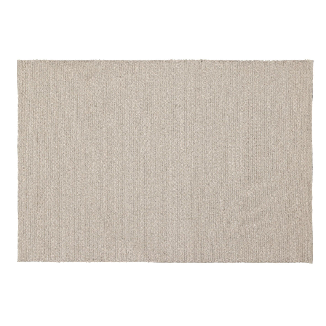 Vloerkleed Nirvana van MUST Living, rechthoekig geweven kleed in beige van wol en polyester