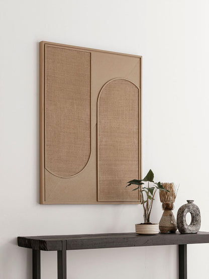 MUST Living Wandpaneel Elyn Brown Large - Wandpaneel - MUST Living - livinglovely.nl