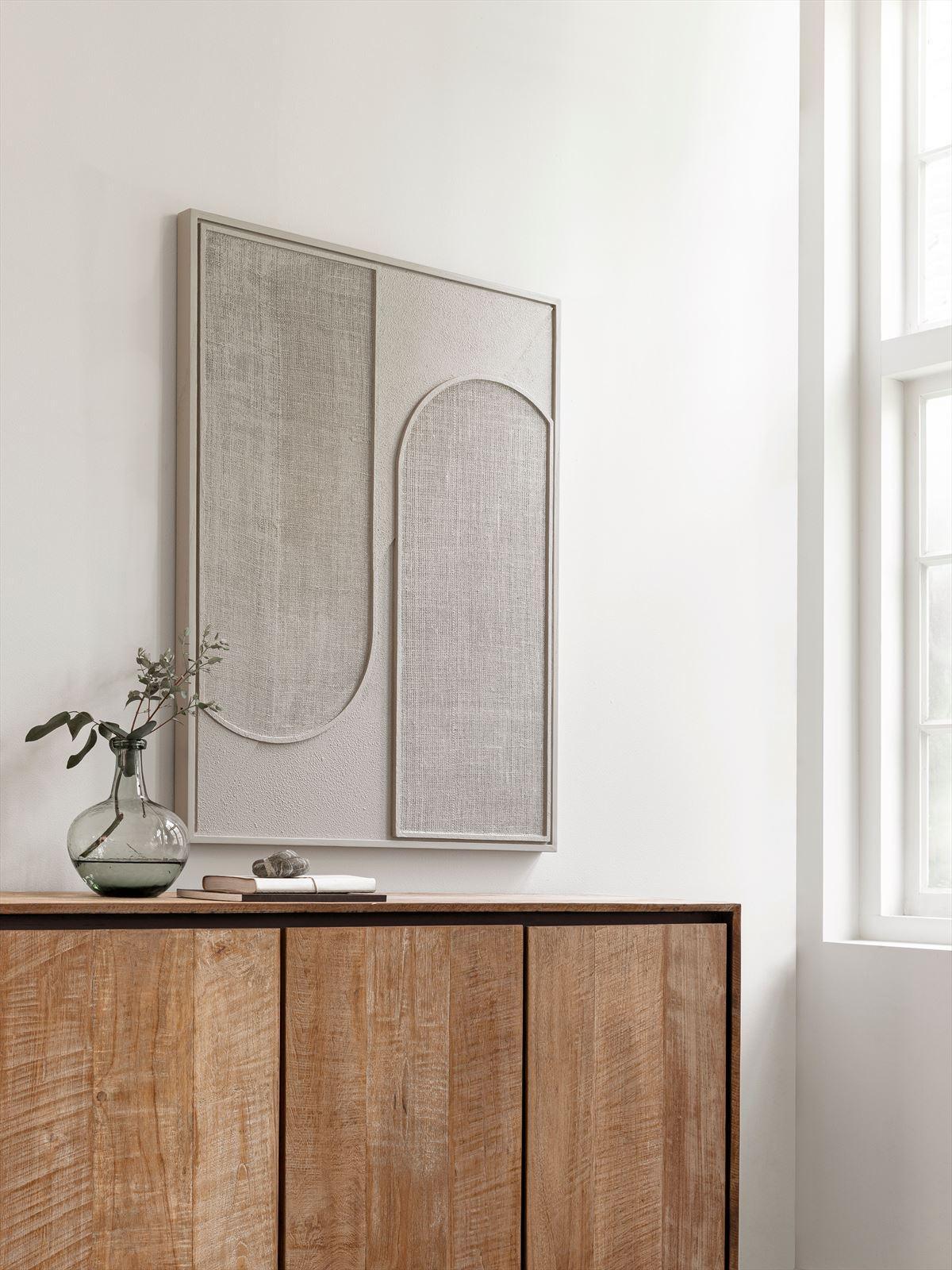 Must Living Wandpaneel Elyn Cream Large - Wandpaneel - MUST Living - livinglovely.nl