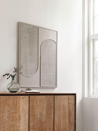 Must Living Wandpaneel Elyn Cream Large - Wandpaneel - MUST Living - livinglovely.nl