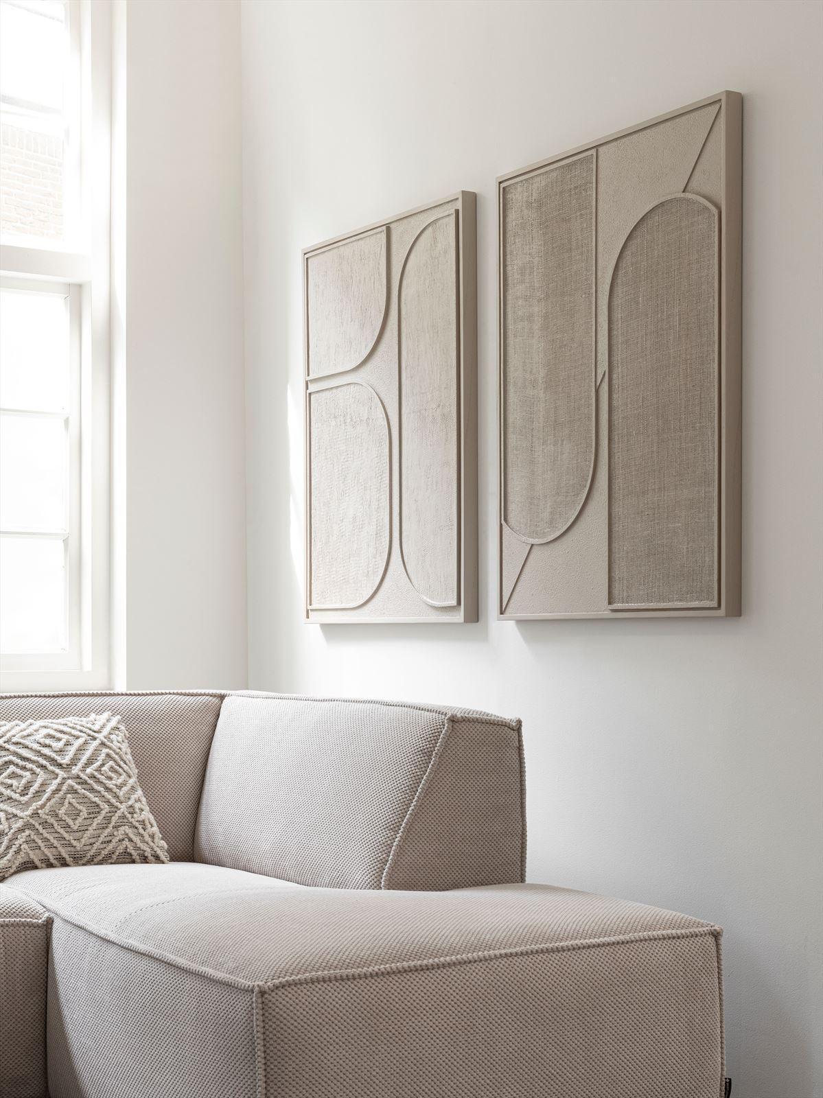 Must Living Wandpaneel Elyn Cream Large - Wandpaneel - MUST Living - livinglovely.nl