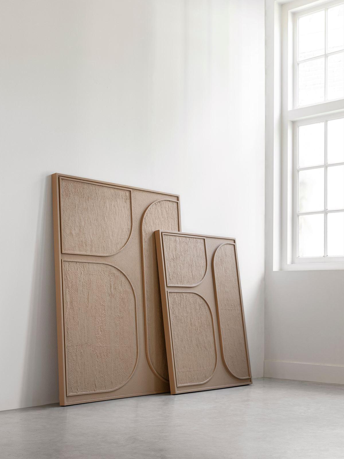 MUST Living Wandpaneel Lorcan Brown Large - Wandpaneel - MUST Living - livinglovely.nl