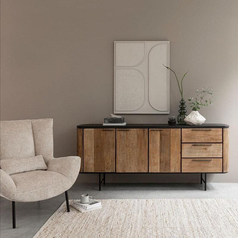 Must Living Wandpaneel Lorcan Cream Small - Wandpaneel - MUST Living - livinglovely.nl