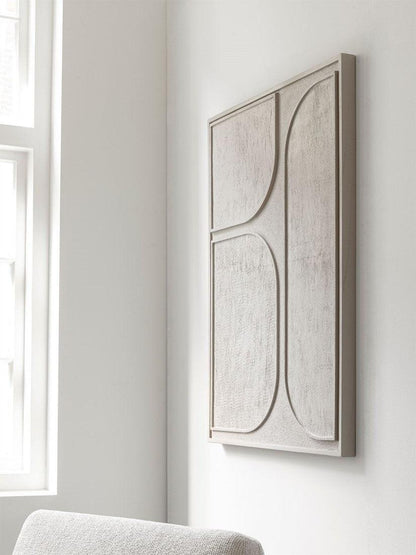 Must Living Wandpaneel Lorcan Cream Small - Wandpaneel - MUST Living - livinglovely.nl