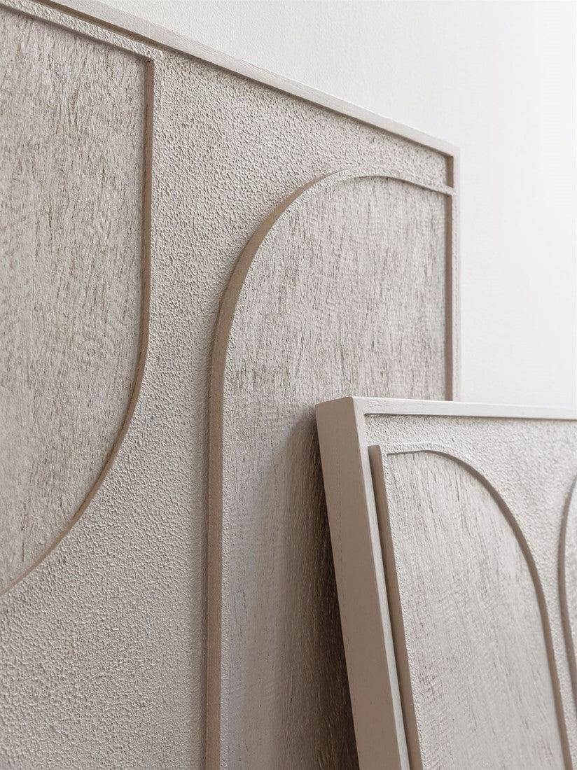 Must Living Wandpaneel Lorcan Cream Small - Wandpaneel - MUST Living - livinglovely.nl