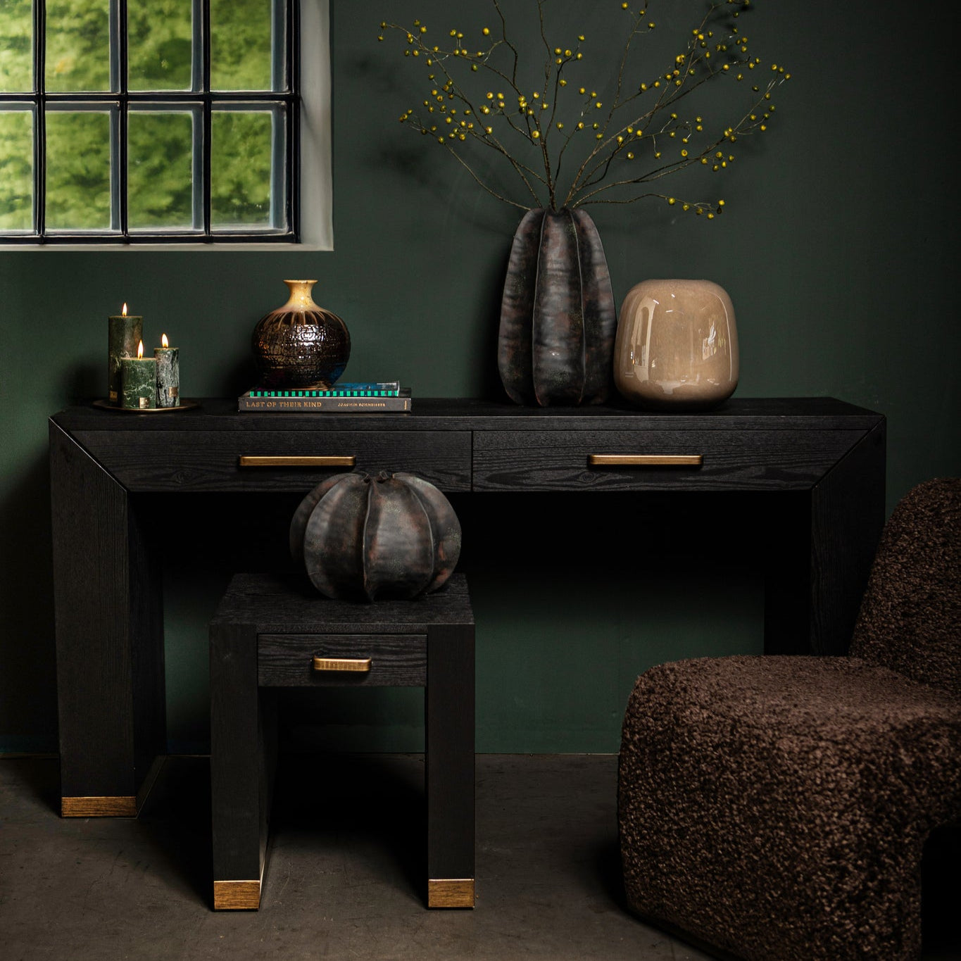 Nachtkastje Tiess Hout 1 Lade PTMD - Nachtkastje - PTMD - livinglovely.nl