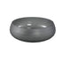 Nadah Grey Bowl Shaped Ribbed Glass Vase van PTMD op witte achtergrond