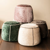 Napoli Poef Aphrodite 7 Mocca PTMD - Poef - PTMD - livinglovely.nl