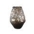Narin Brown Irregular Shaped Glass Vase L van PTMD op witte achtergrond