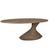 Nemo Grey mango wooden dining table oval 220cm PTMD - Eetkamertafel - PTMD - livinglovely.nl