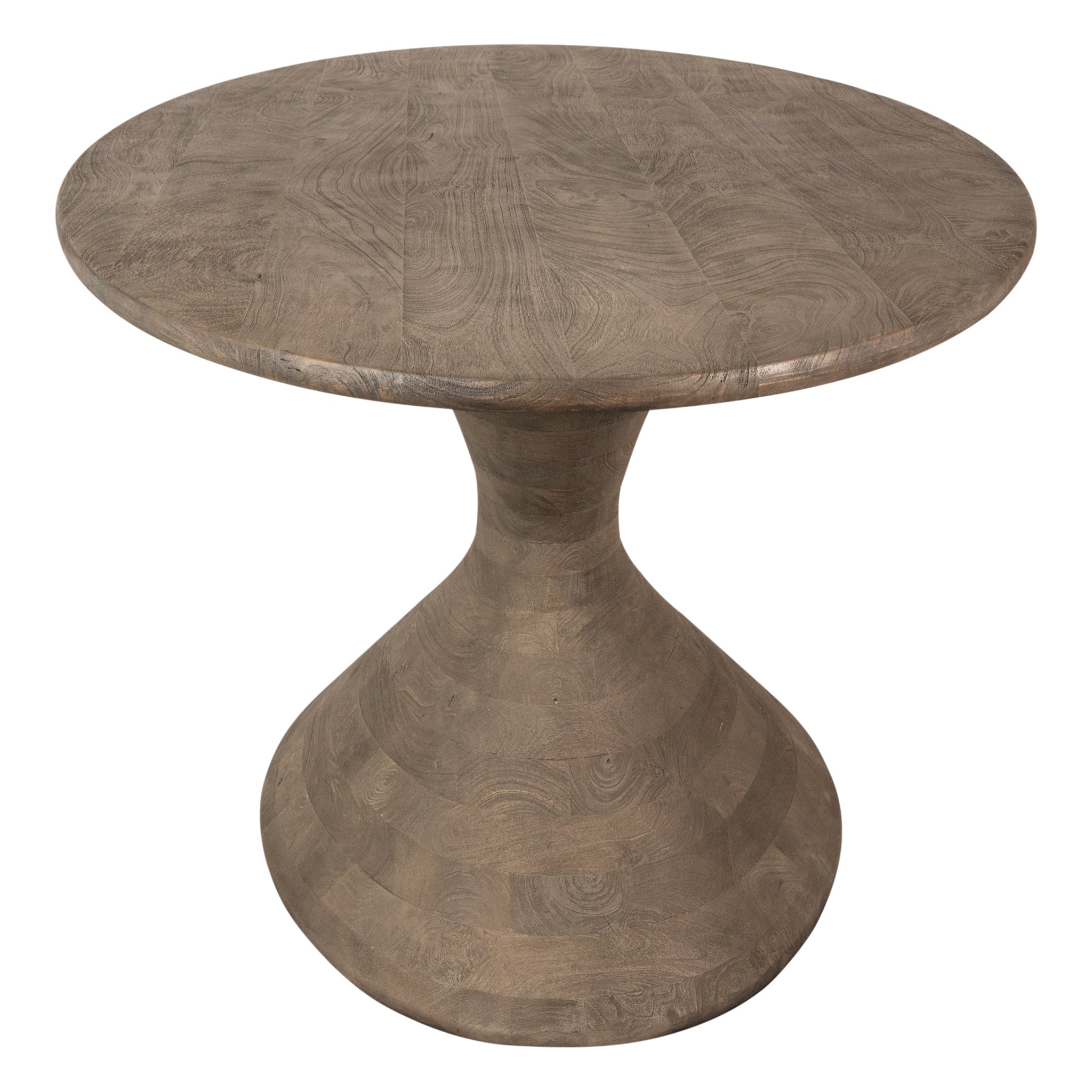 Nemo Grey mango wooden dining table oval 220cm PTMD - Eetkamertafel - PTMD - livinglovely.nl