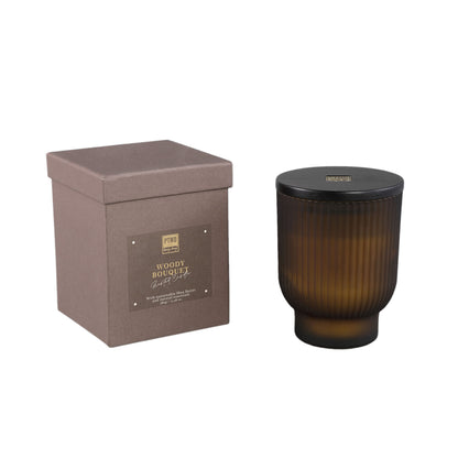 New Elements Woody Bouquet Scented Candle 380g L PTMD - Geurkaars - PTMD - livinglovely.nl