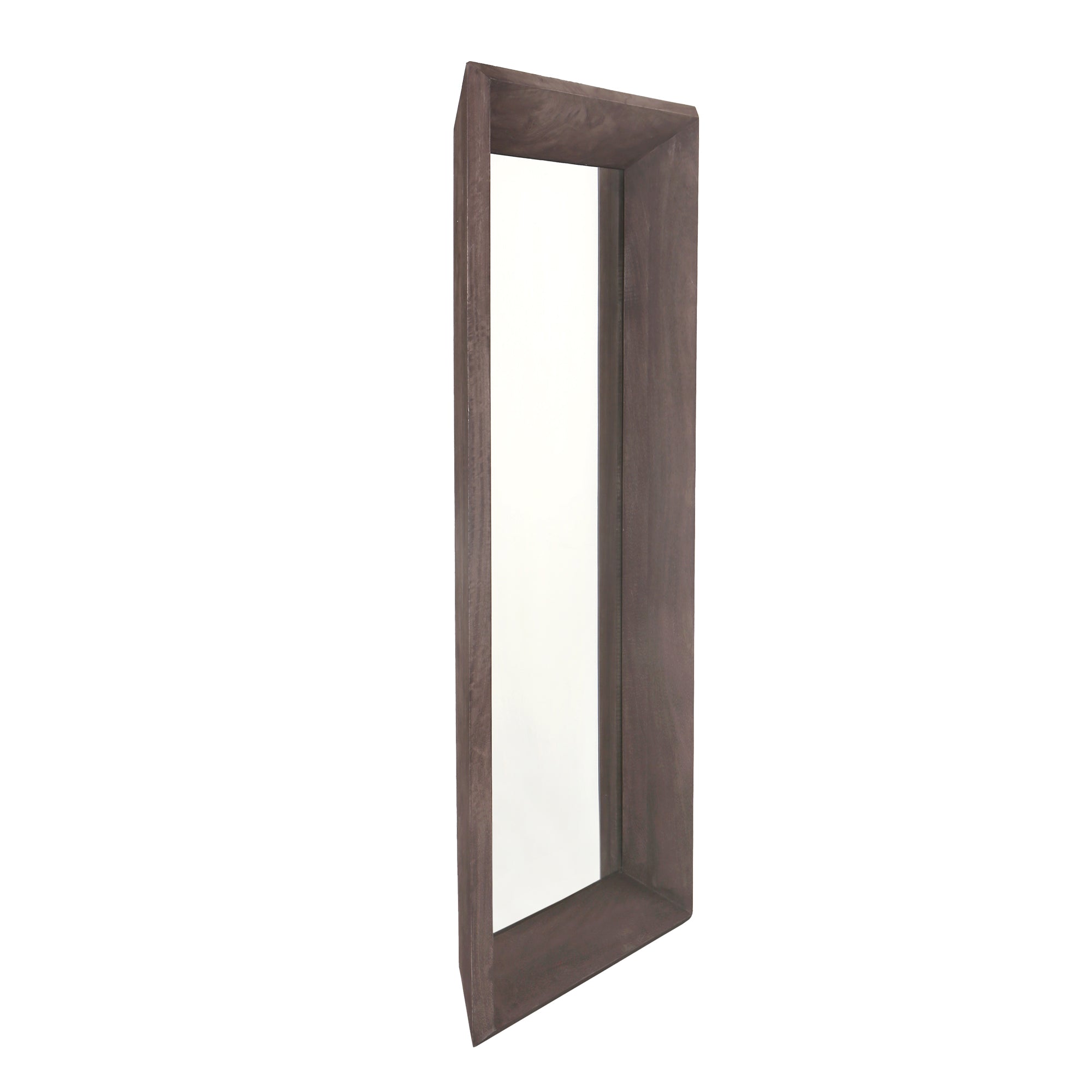 Nicka Brown Mango Wood Rectangle Mirror S 70,5x13,5x160cm PTMD - Spiegel - PTMD - livinglovely.nl