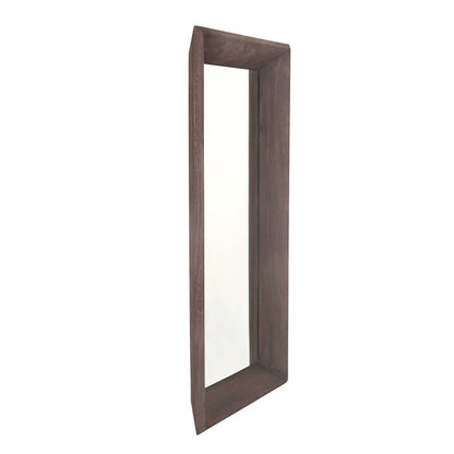 Nicka Brown Mango Wood Rectangle Mirror S 70,5x13,5x160cm PTMD - Spiegel - PTMD - livinglovely.nl