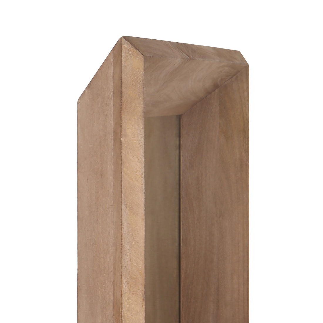 Nicka Natural Mango Wood Rectangle Mirror S 70,5x13,5x160cm - Spiegel - PTMD - livinglovely.nl