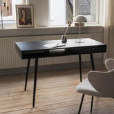 Njordec Dawn Desk - Zwart Eiken , Bureau , Njordec , livinglovely.nl