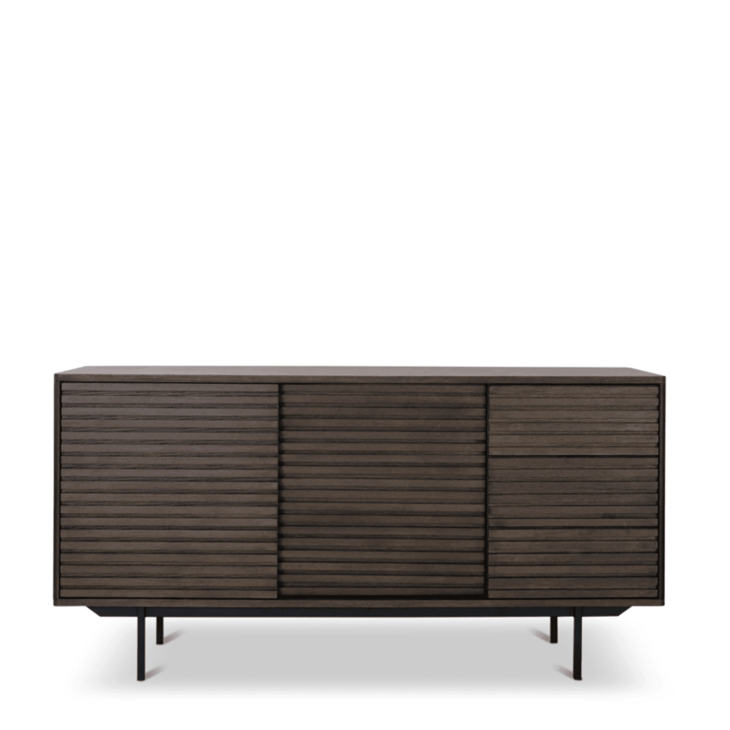 Njordec Sense Dressoir - Rookbruin Eiken , Dressoir , Njordec , livinglovely.nl