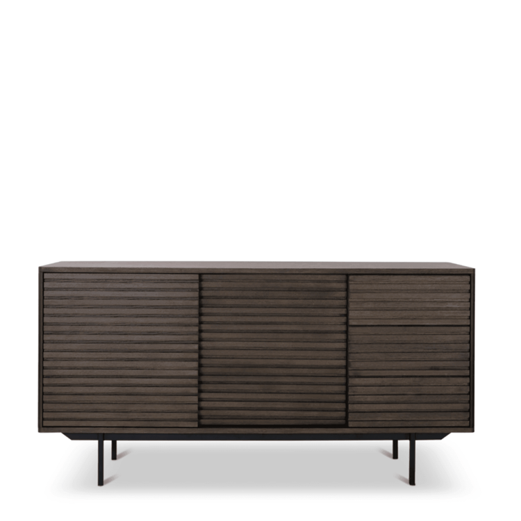 Njordec Sense Dressoir - Rookbruin Eiken , Dressoir , Njordec , livinglovely.nl