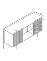 Njordec Sense Dressoir - Rookbruin Eiken , Dressoir , Njordec , livinglovely.nl