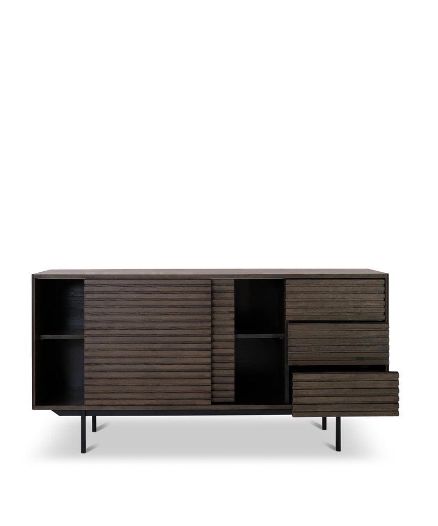 Njordec Sense Dressoir - Rookbruin Eiken , Dressoir , Njordec , livinglovely.nl