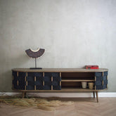 Njordic Louvre XL Dressoir - Rook Eiken , Dressoir , Njordec , livinglovely.nl