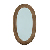 Noam Brown Mango Wood Oval Mirror 68 x 8 x 120 cm PTMD - Spiegel - PTMD - livinglovely.nl