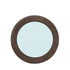 Noam Brown Mango Wood Round Mirror S Dia 70cm x 5cm PTMD - Spiegel - PTMD - livinglovely.nl