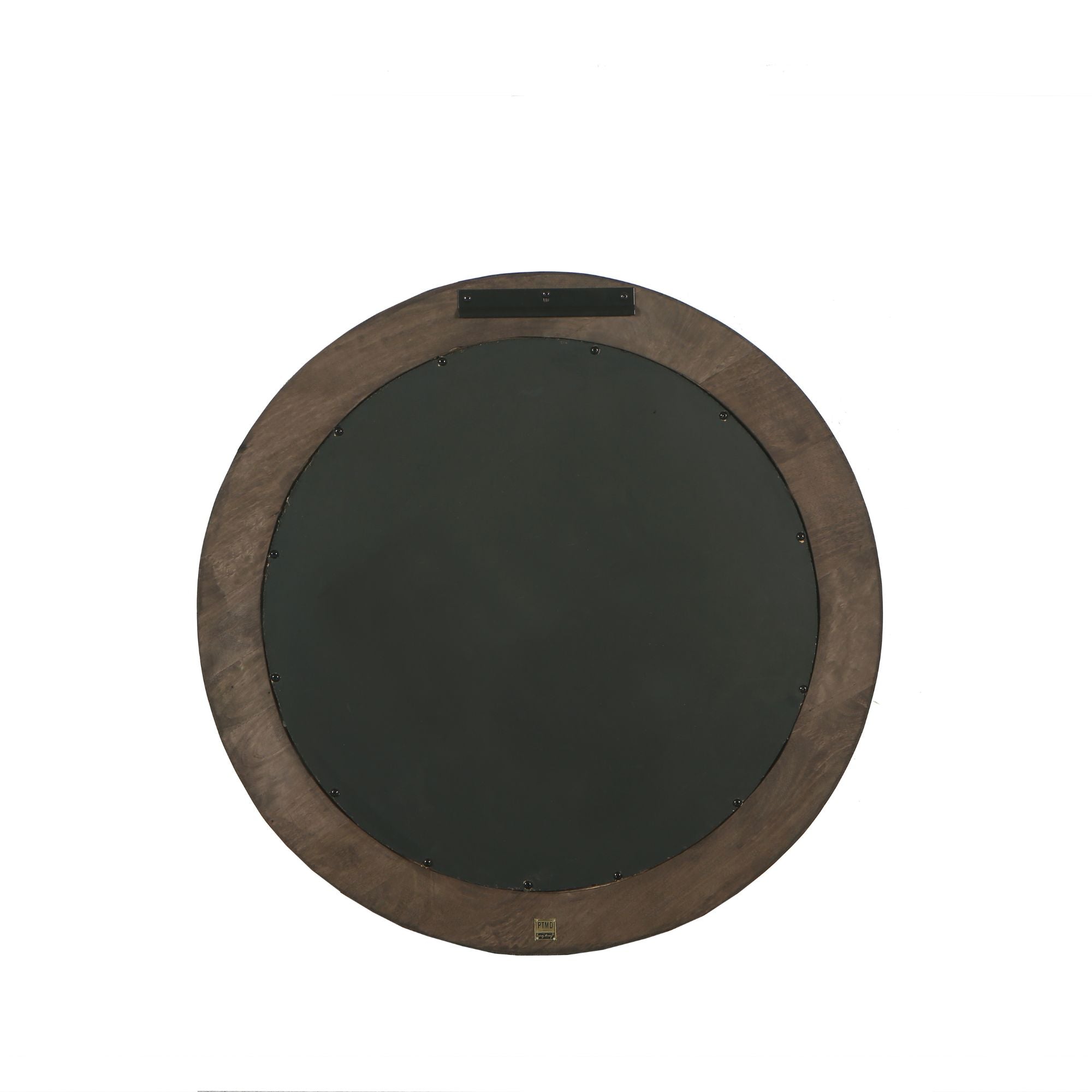 Noam Brown Mango Wood Round Mirror S Dia 70cm x 5cm PTMD - Spiegel - PTMD - livinglovely.nl